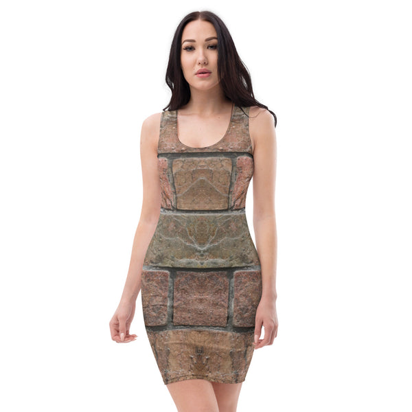 Brick Solid Cut & Sew Dress